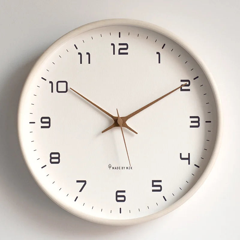 Nordic Wall Clock | Modern Wood Frame Design