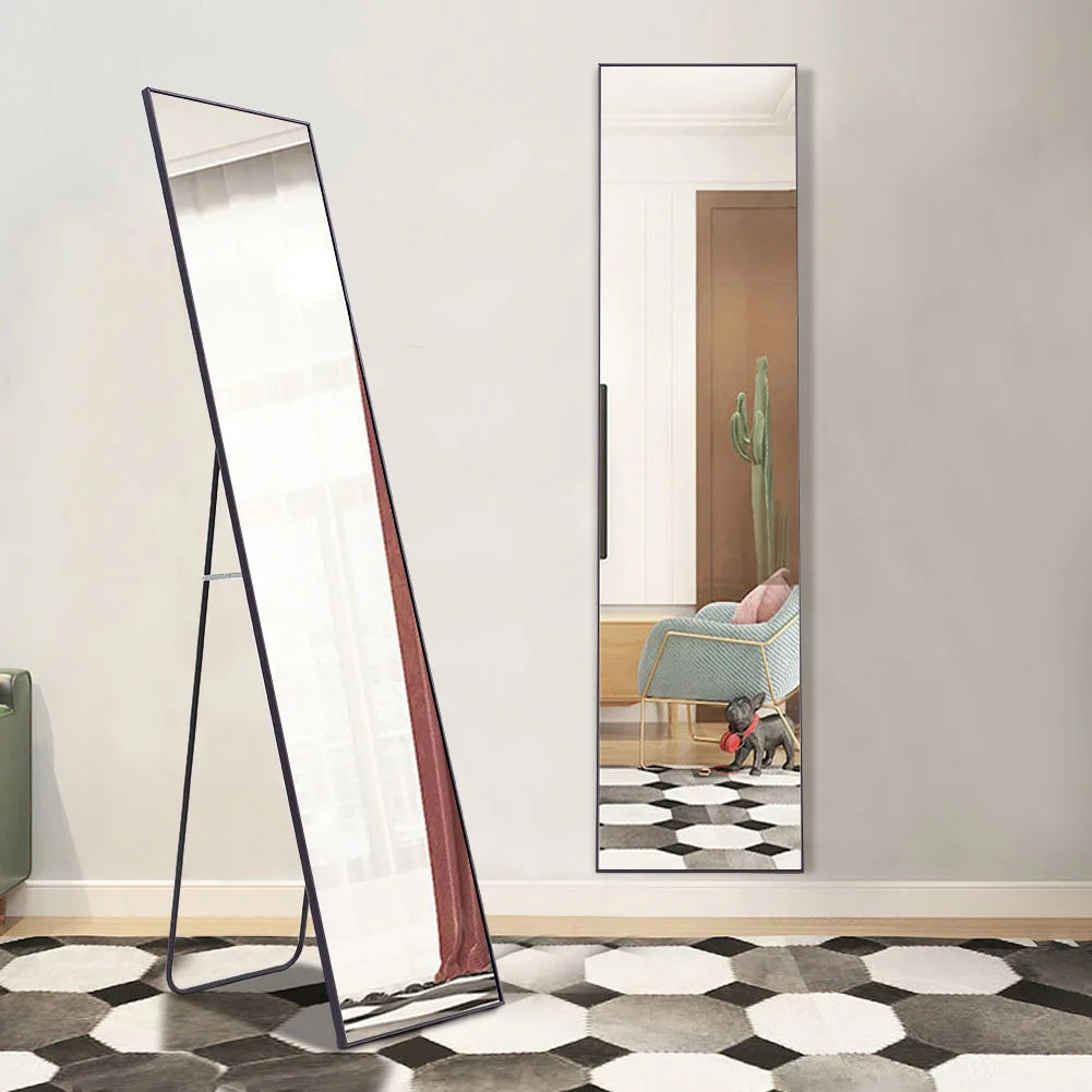 Modern Rectangular Freestanding Mirror