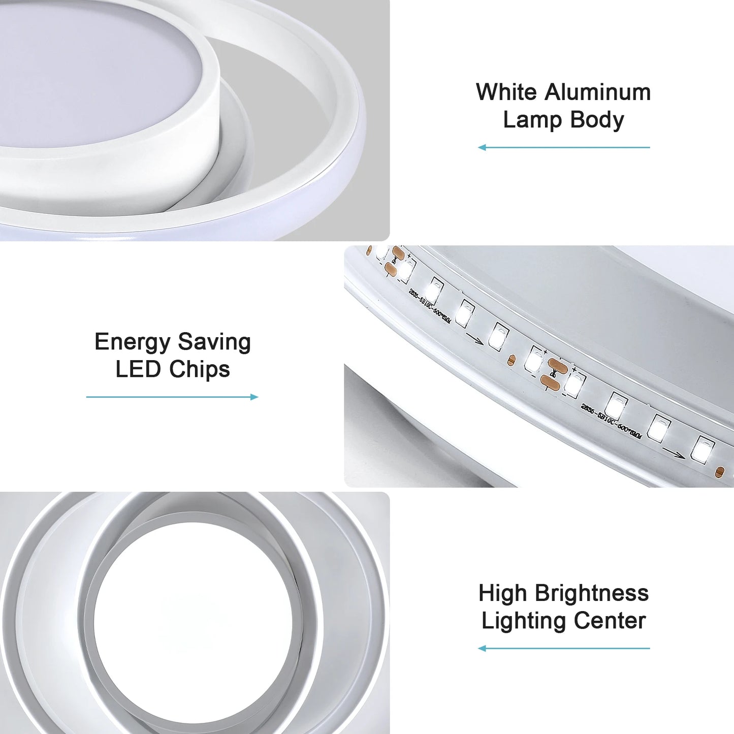 White Round LED Ceiling Light