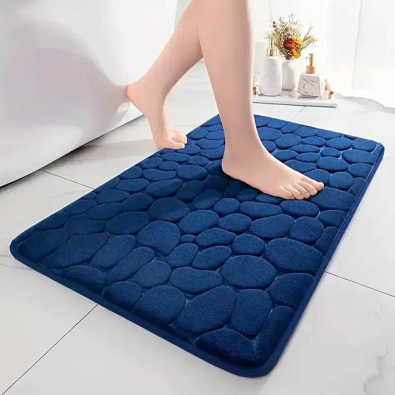 3D Cobblestone Non-Slip Bath Mat