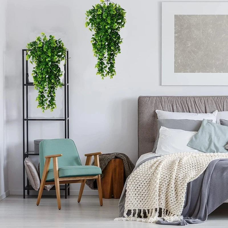 Artificial Rattan Eucalyptus Wall Hanging Vine