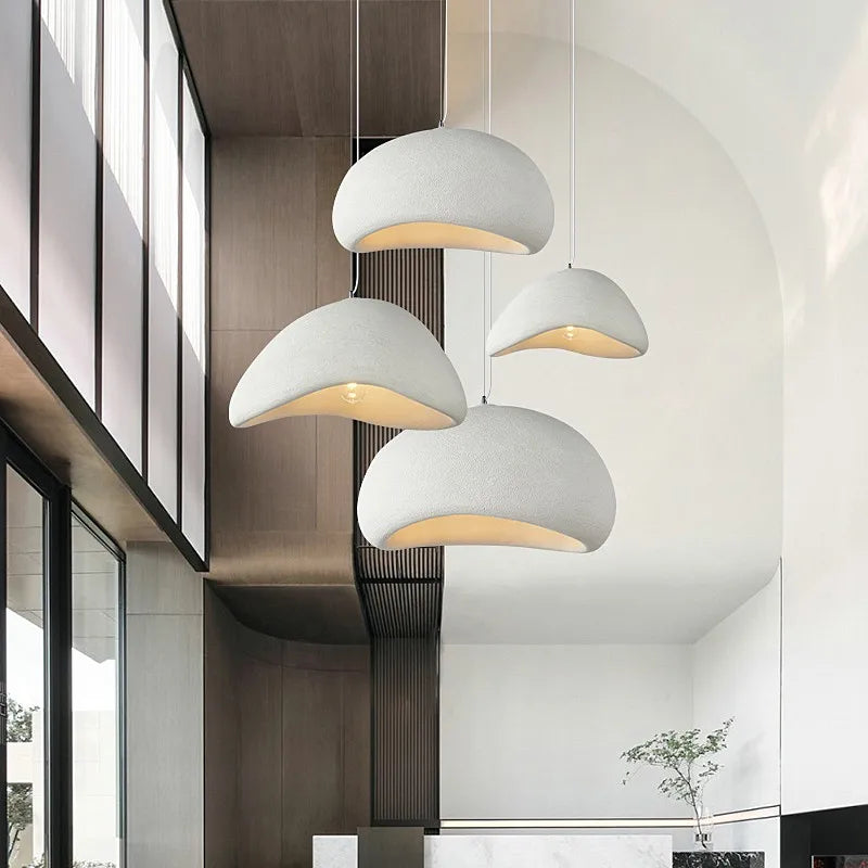 Japanese Wabi Sabi Chandelier (Grey, D30cm)