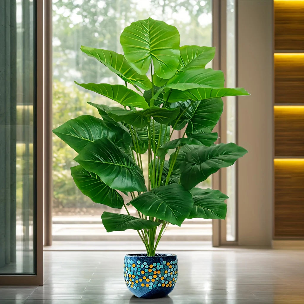 100cm Lifelike Artificial Palm Tree with 18 Leaves