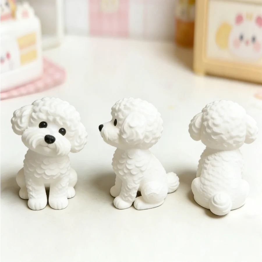 Mini Dog Figurine Ornament