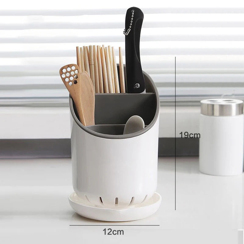 Plastic Cutlery Drainer Rack