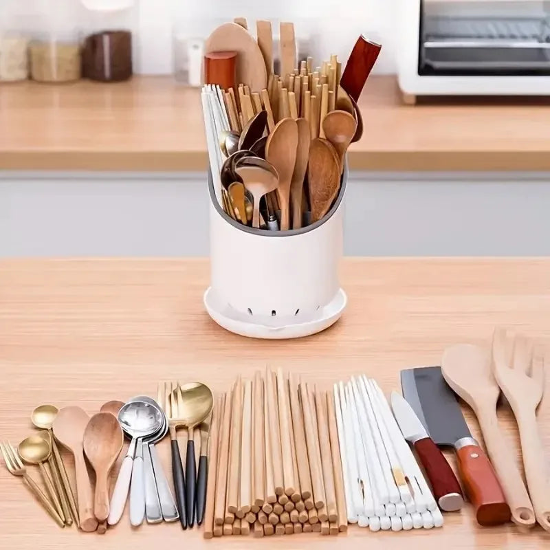 Plastic Cutlery Drainer Rack
