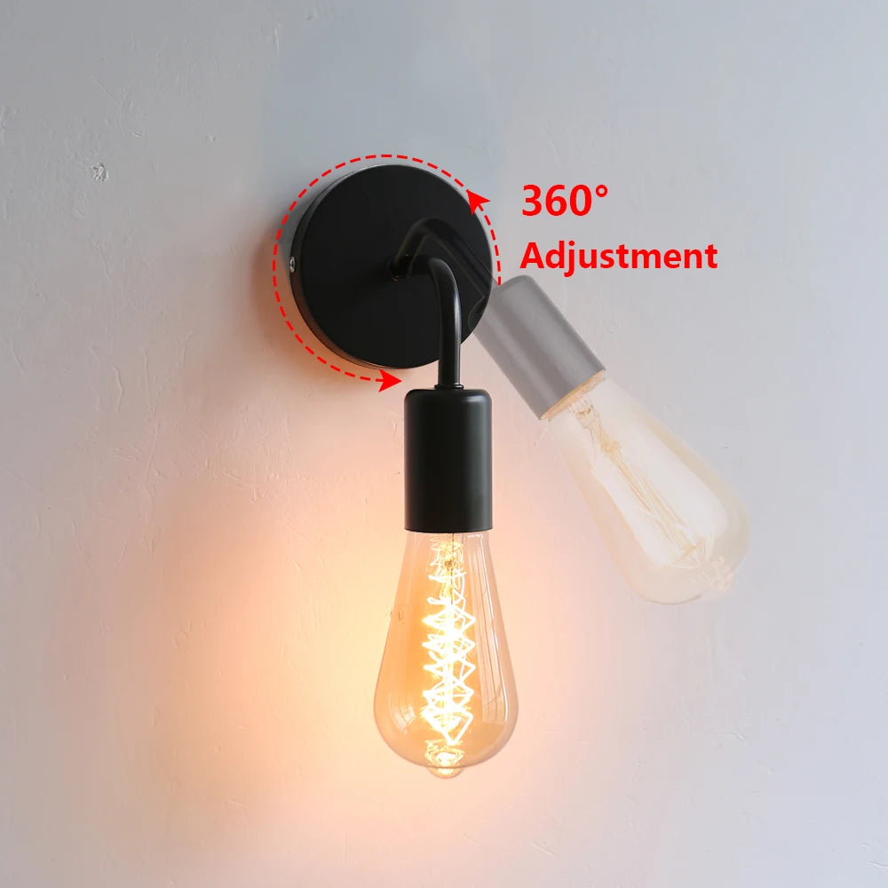 Nordic Iron Wall Sconce Lamp