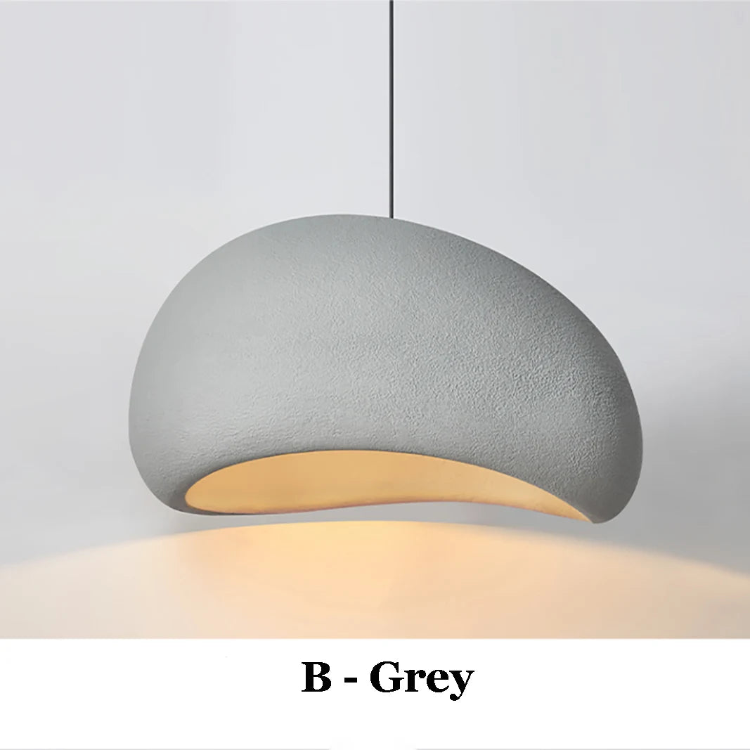 Japanese Wabi Sabi Chandelier (Grey)