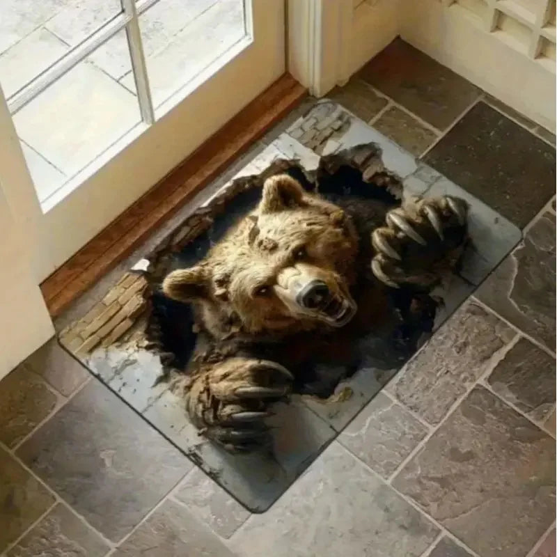 3D Optical Illusion Trap Door Mat