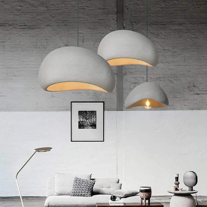 Japanese Wabi Sabi Chandelier (Grey, D30cm)