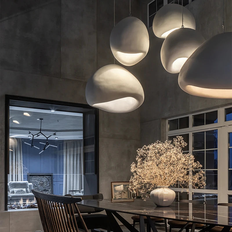 Japanese Wabi Sabi Chandelier (Grey)