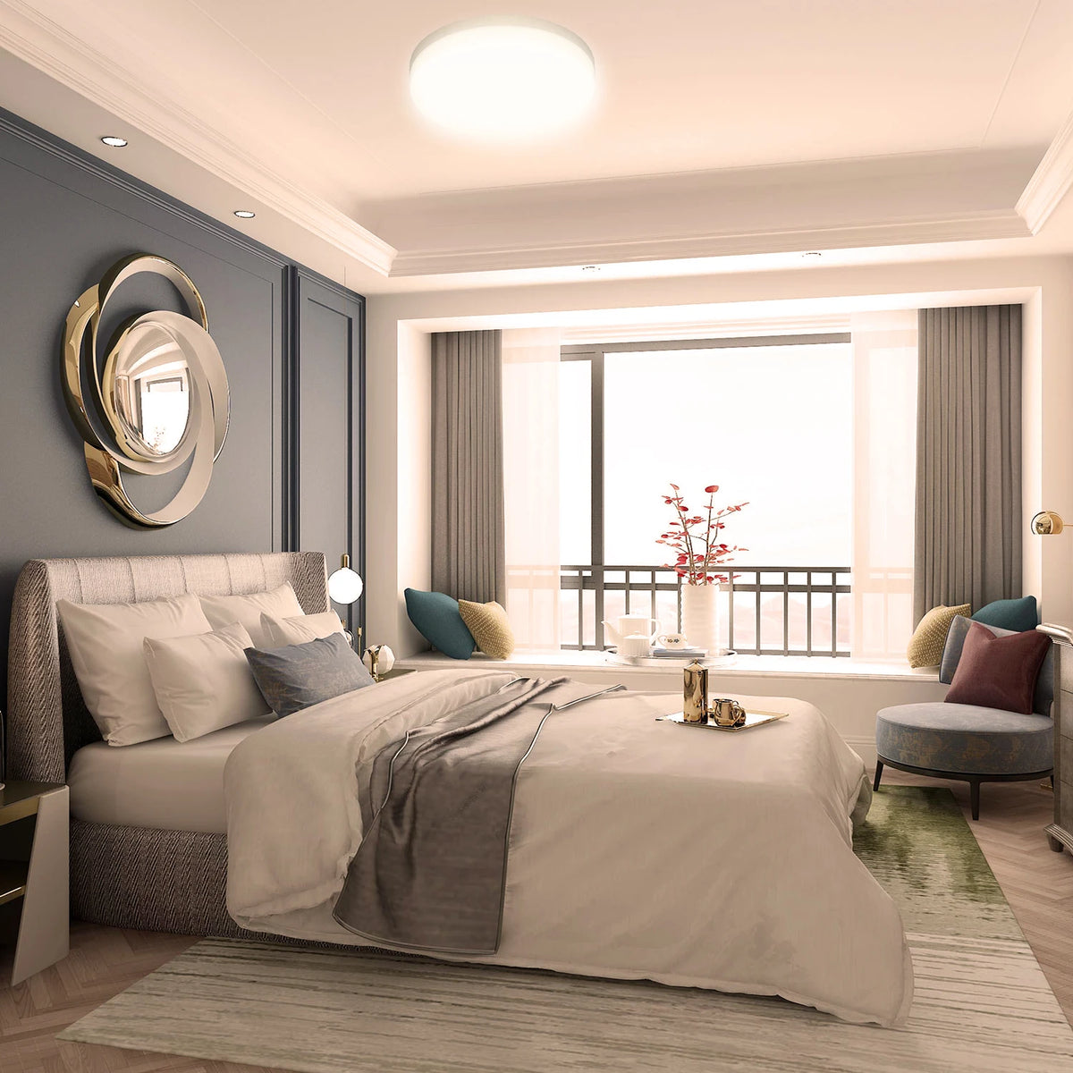 Ultra-Thin Round LED Ceiling Light