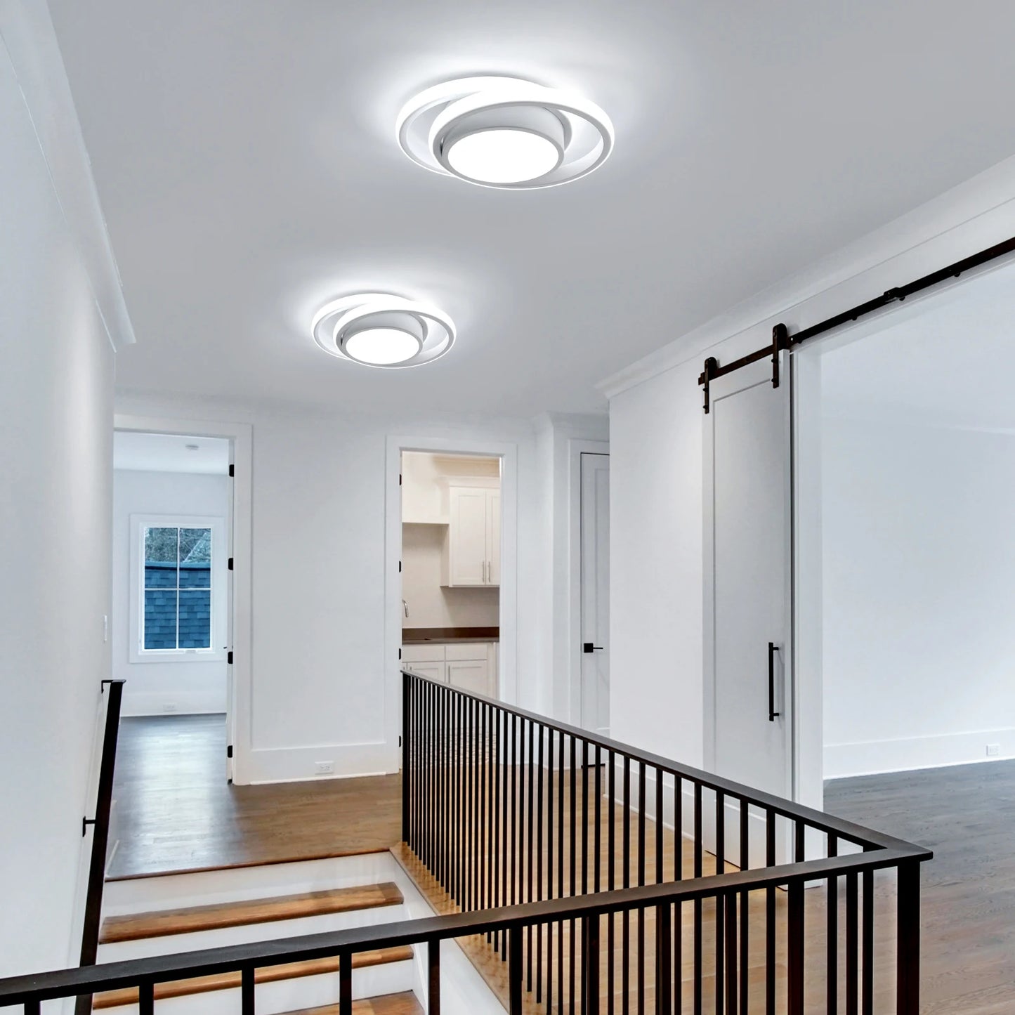 White Round LED Ceiling Light
