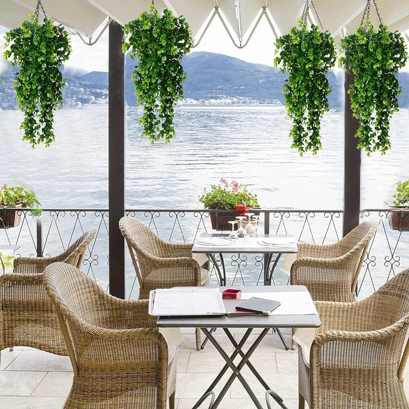 Artificial Rattan Eucalyptus Wall Hanging Vine