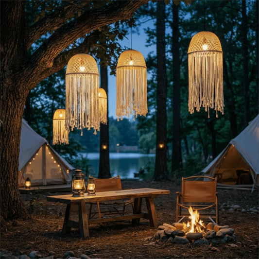 Bamboo Woven Jellyfish Lantern