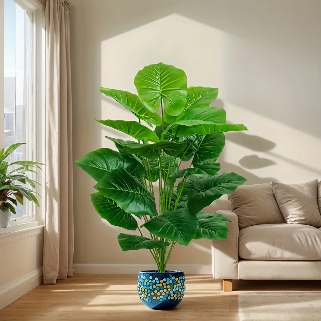 100cm Lifelike Artificial Palm Tree with 18 Leaves