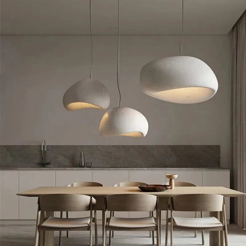 Japanese Wabi Sabi Chandelier (Grey, D30cm)
