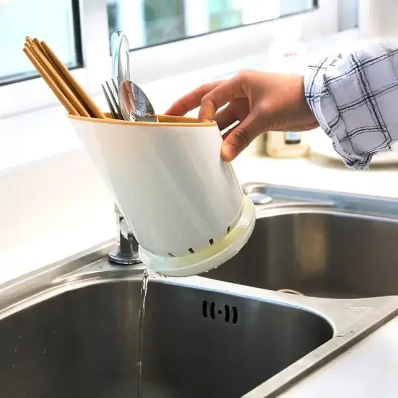 Plastic Cutlery Drainer Rack